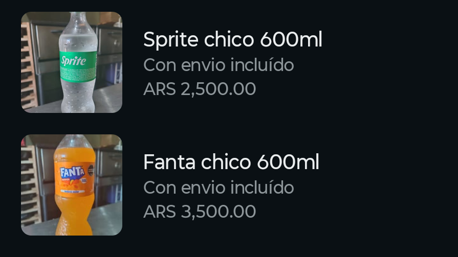 Bebidas
