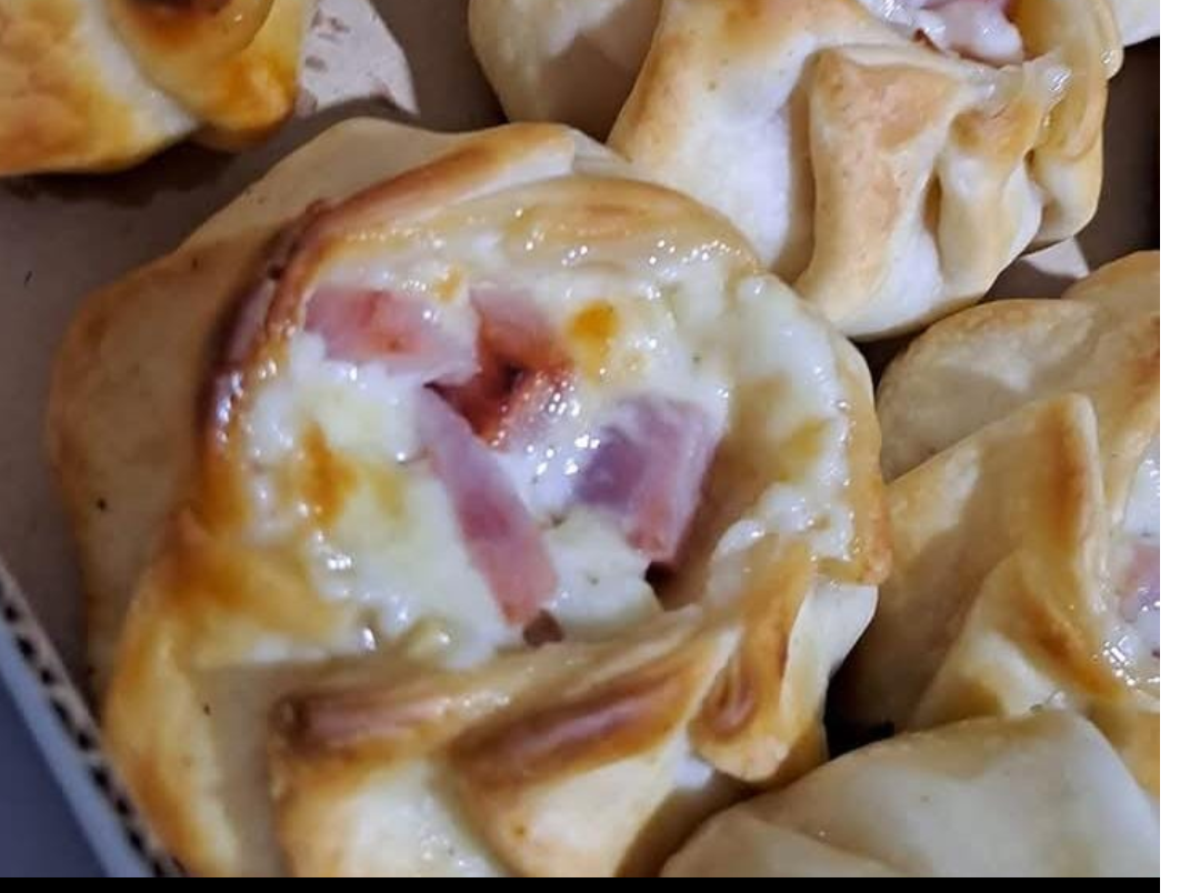 Canastitas de jamón y queso