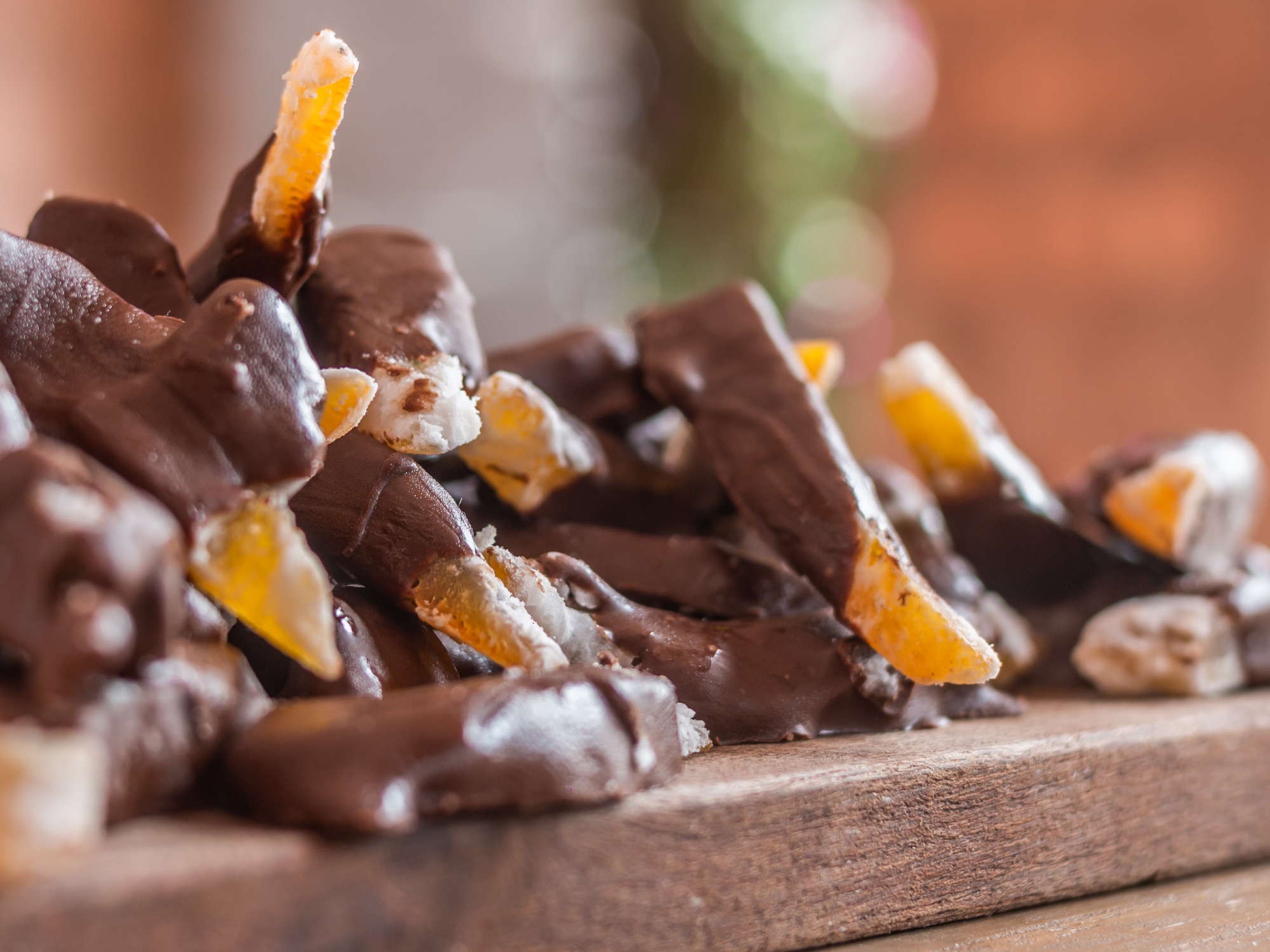 NARANJITAS CONFITADAS BAÑADAS EN CHOCOLATE