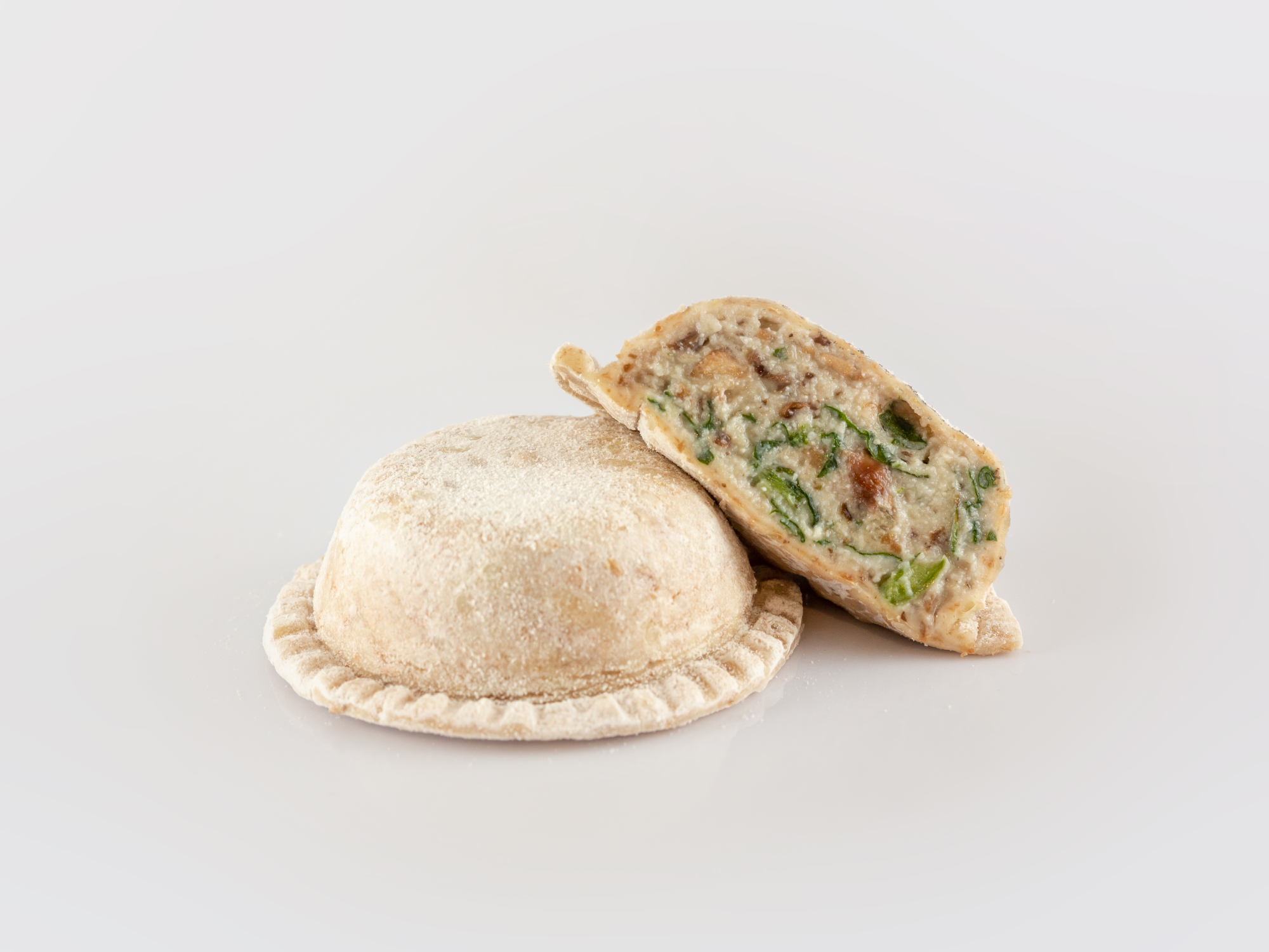 RÚCULA, CHAMPIGNONES Y QUESO DESCREMADO - LIGHT
