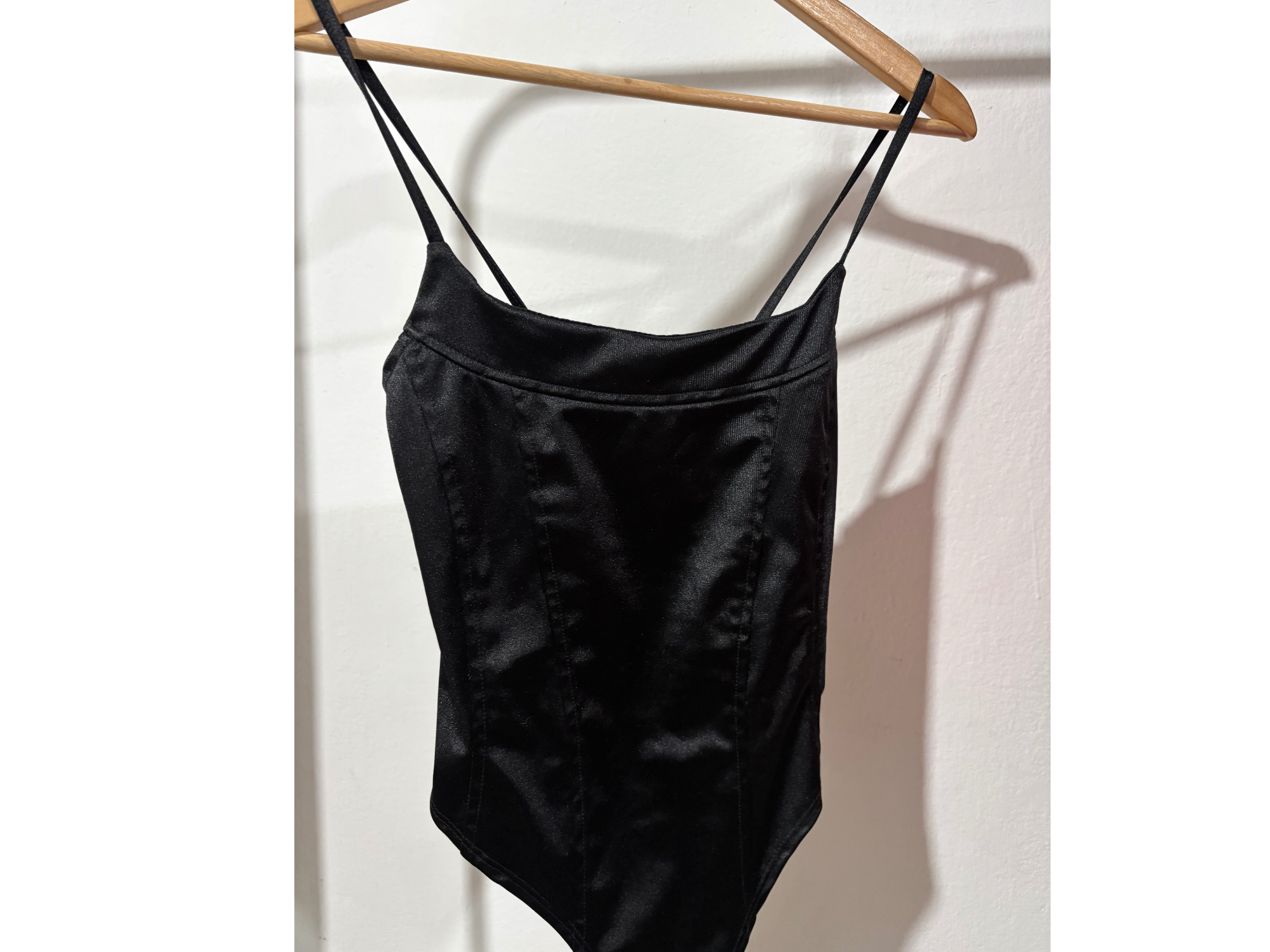 Body negro "corset"