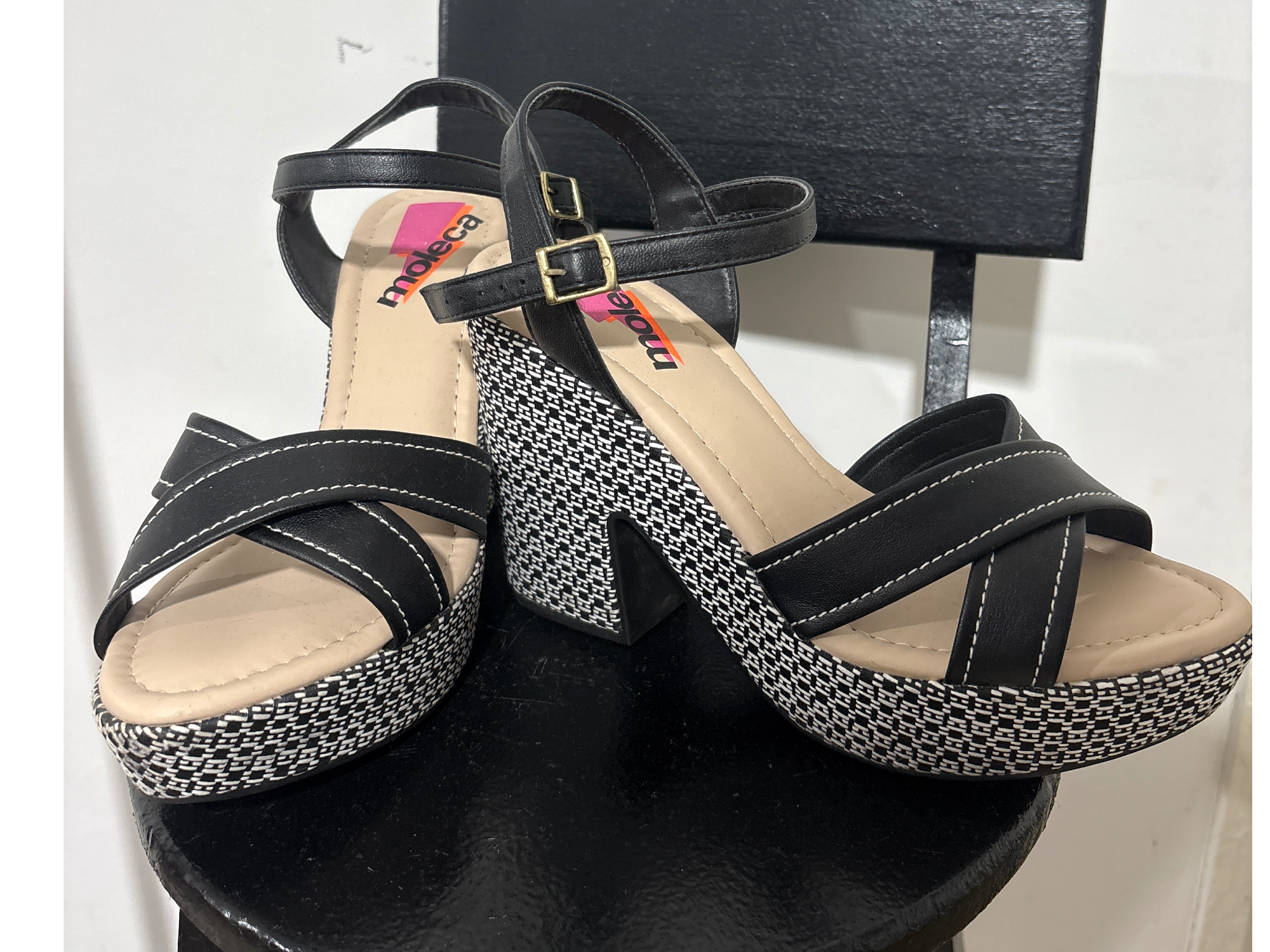 Sandalias cuadrados