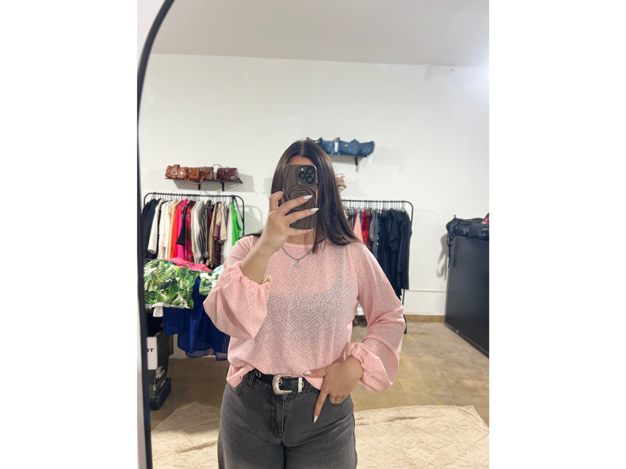 Blusa rosa