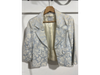 Blazer floreado celeste