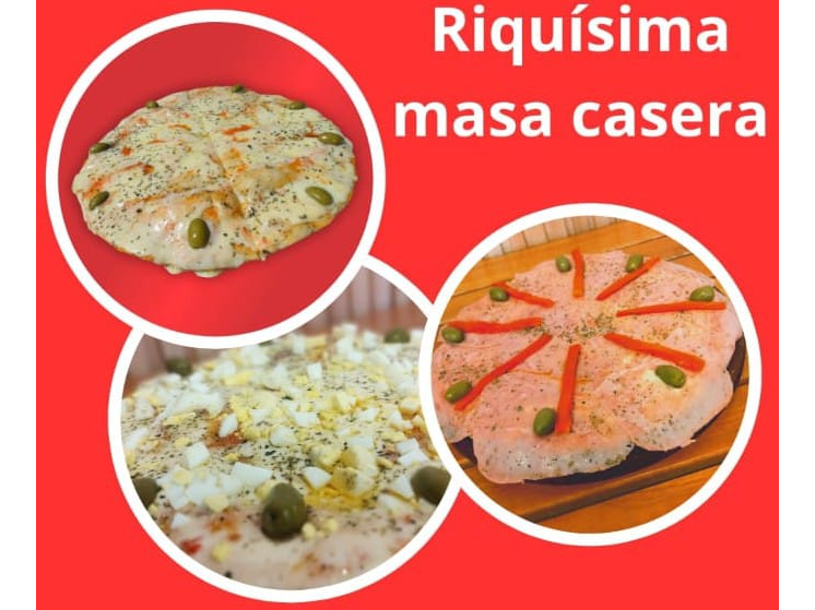 1 MUZZARELLA + 1 MUZZARELLA C/HUEVO + 1 ESPECIAL