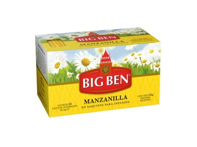 Té de Manzanilla Big Ben x 25 saquitos.