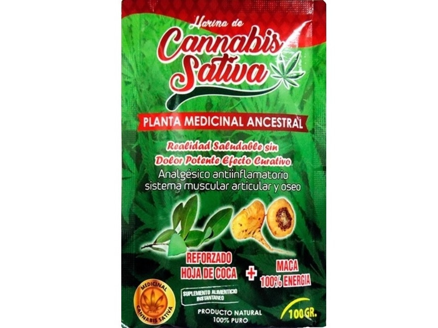 CANNABIS SATIVA + MACA NEGRA+ HOJA DE COCA