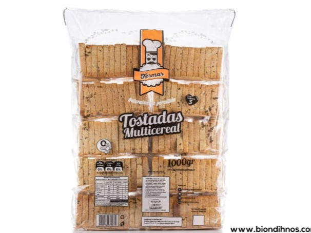 TOSTADAS MULTICEREAL 1KG