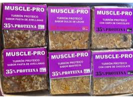 TURRONES PROTEICOS - MUSCLE PRO