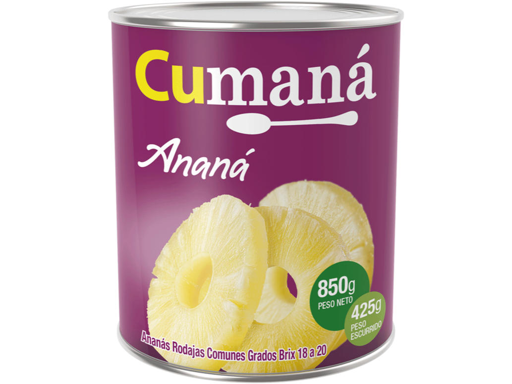 ANANÁ EN RODAJAS 850 GR