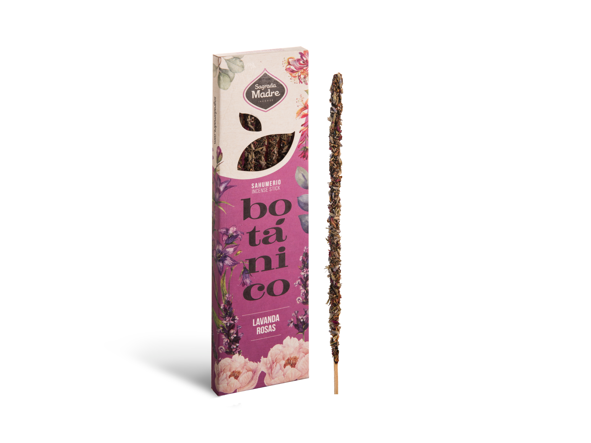 SAHUMERIO BOTANICO LAVANDA ROSAS