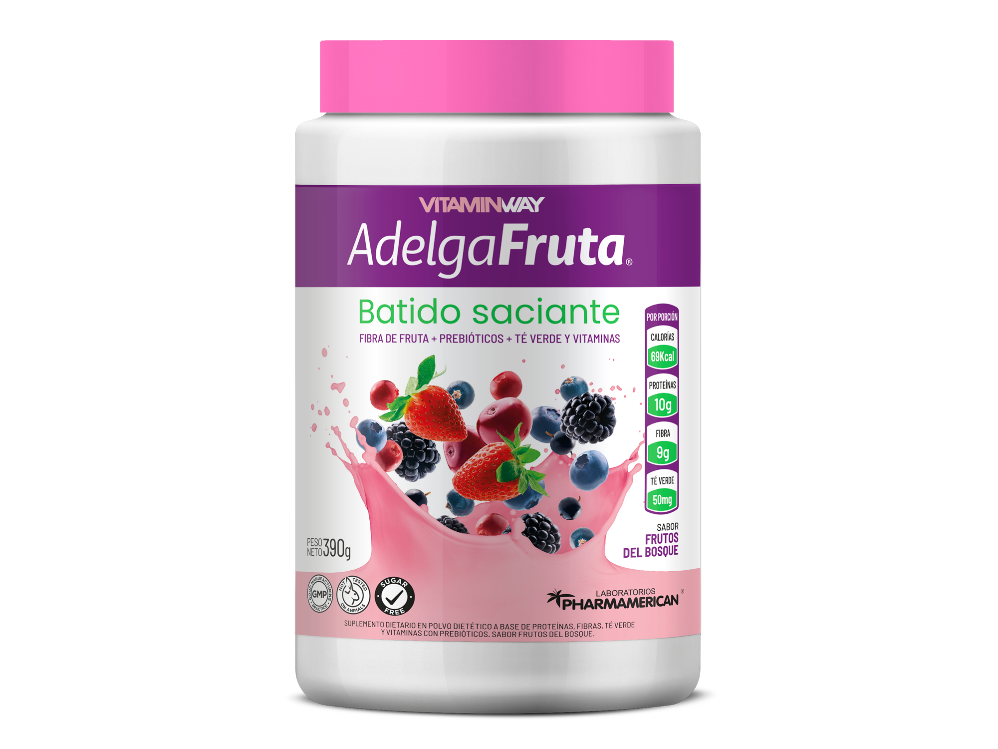 ADELGAFRUTA BATIDO SACIANTE SABOR FRUTAS CITRICAS