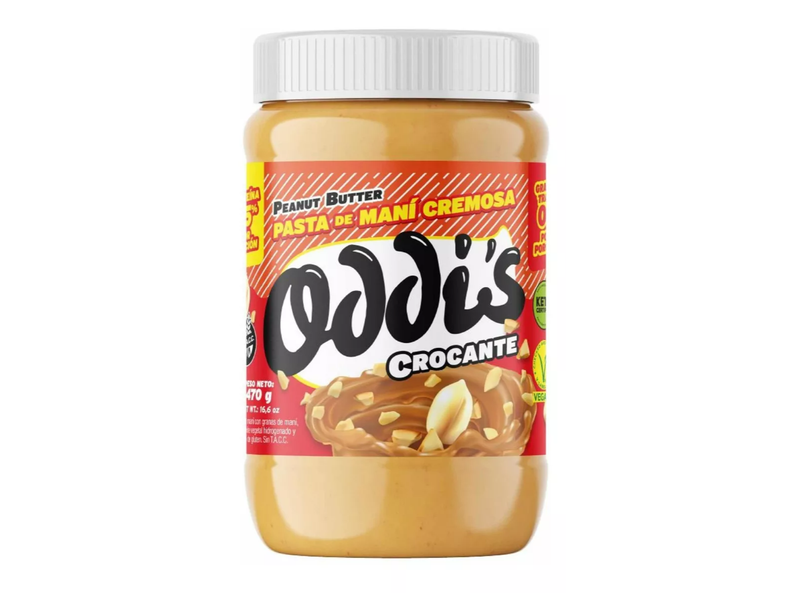 MANTEQUILLA DE MANI CROCANTE CREAMY - ODDY´S