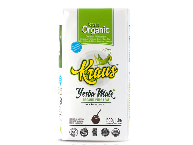 YERBA KRAUS PURE LEAF X 500 GRS