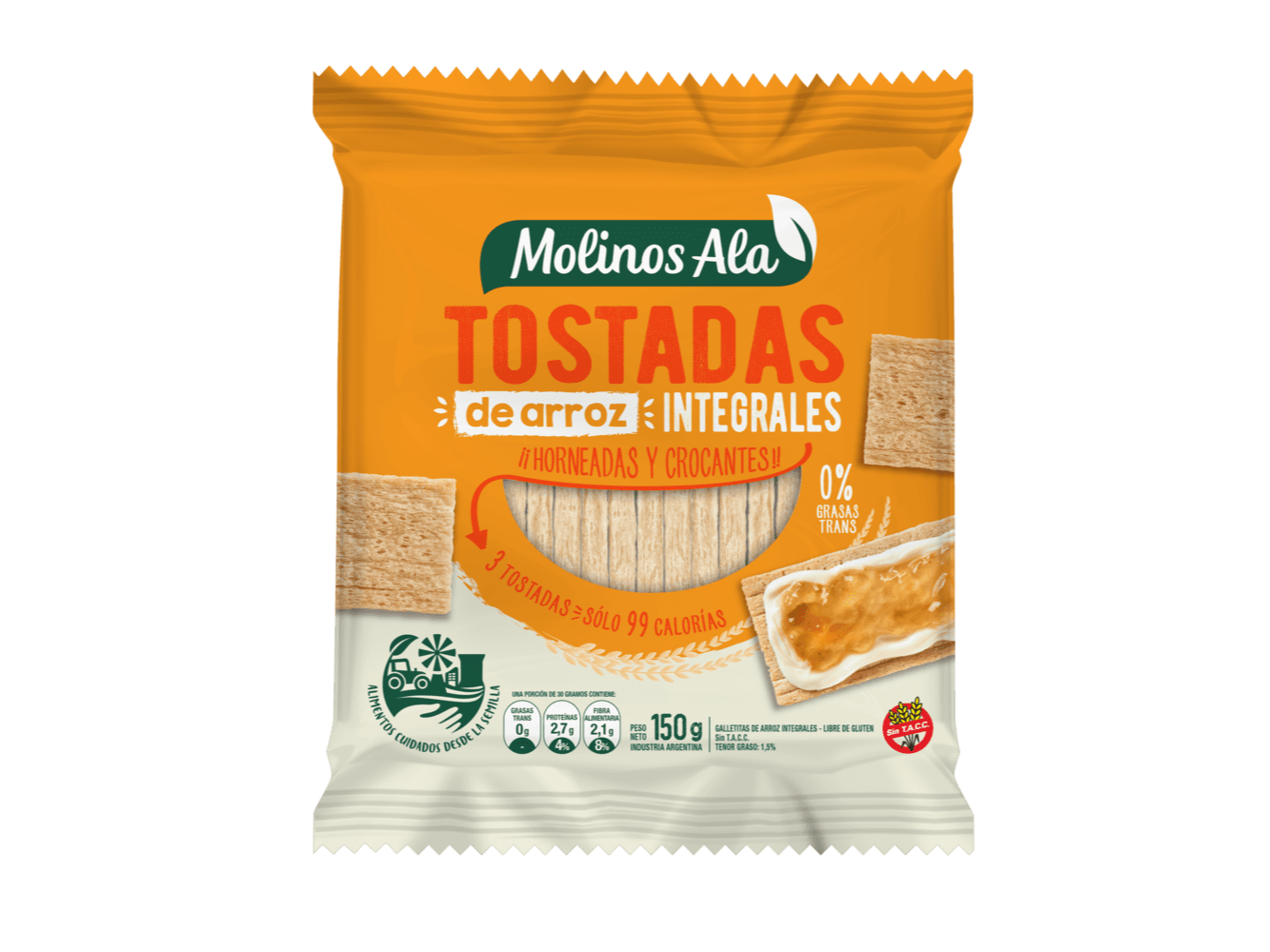 TOSTADAS DE ARROZ INTEGRAL