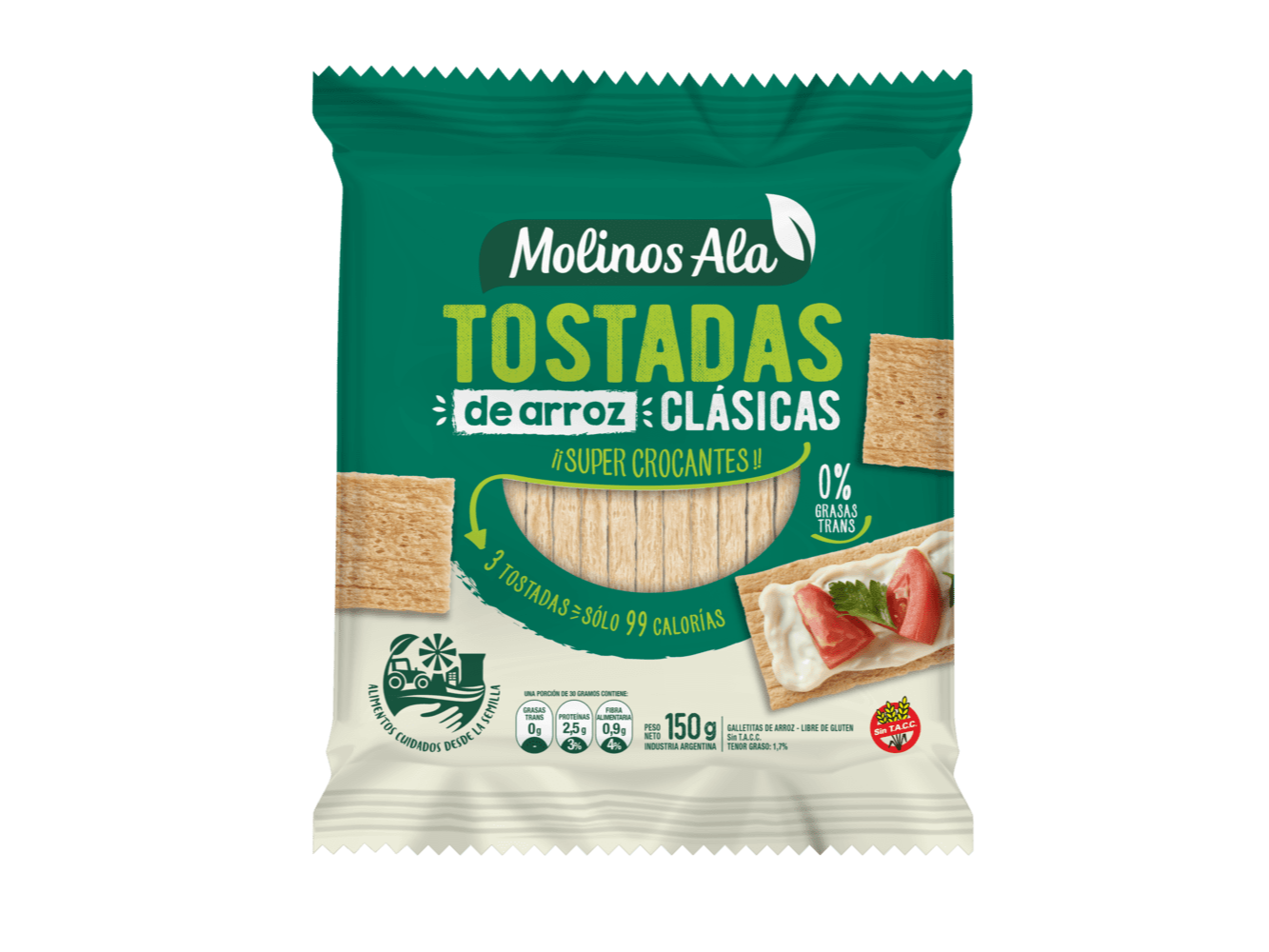 TOSTADAS DE ARROZ CLASICAS