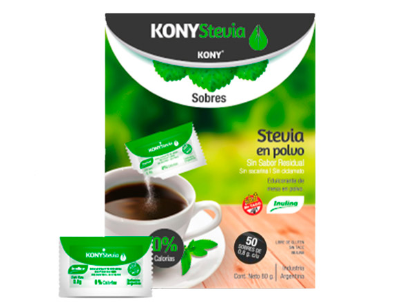 STEVIA KONY SOBRES X 50 UNID