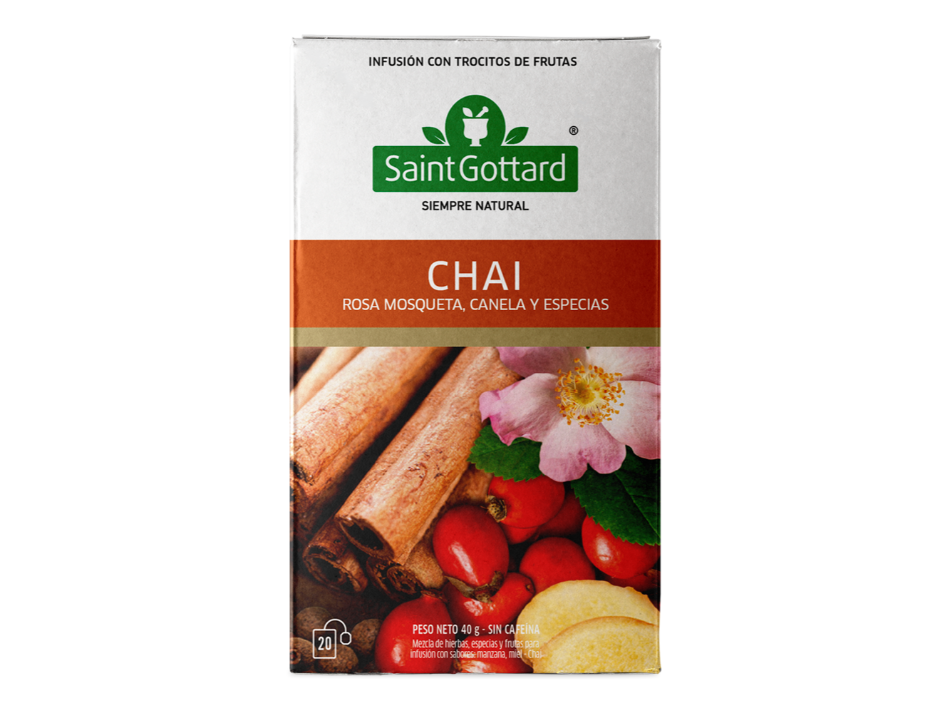 Chai - Rosa Mosqueta, Canela y Especias SG x 20