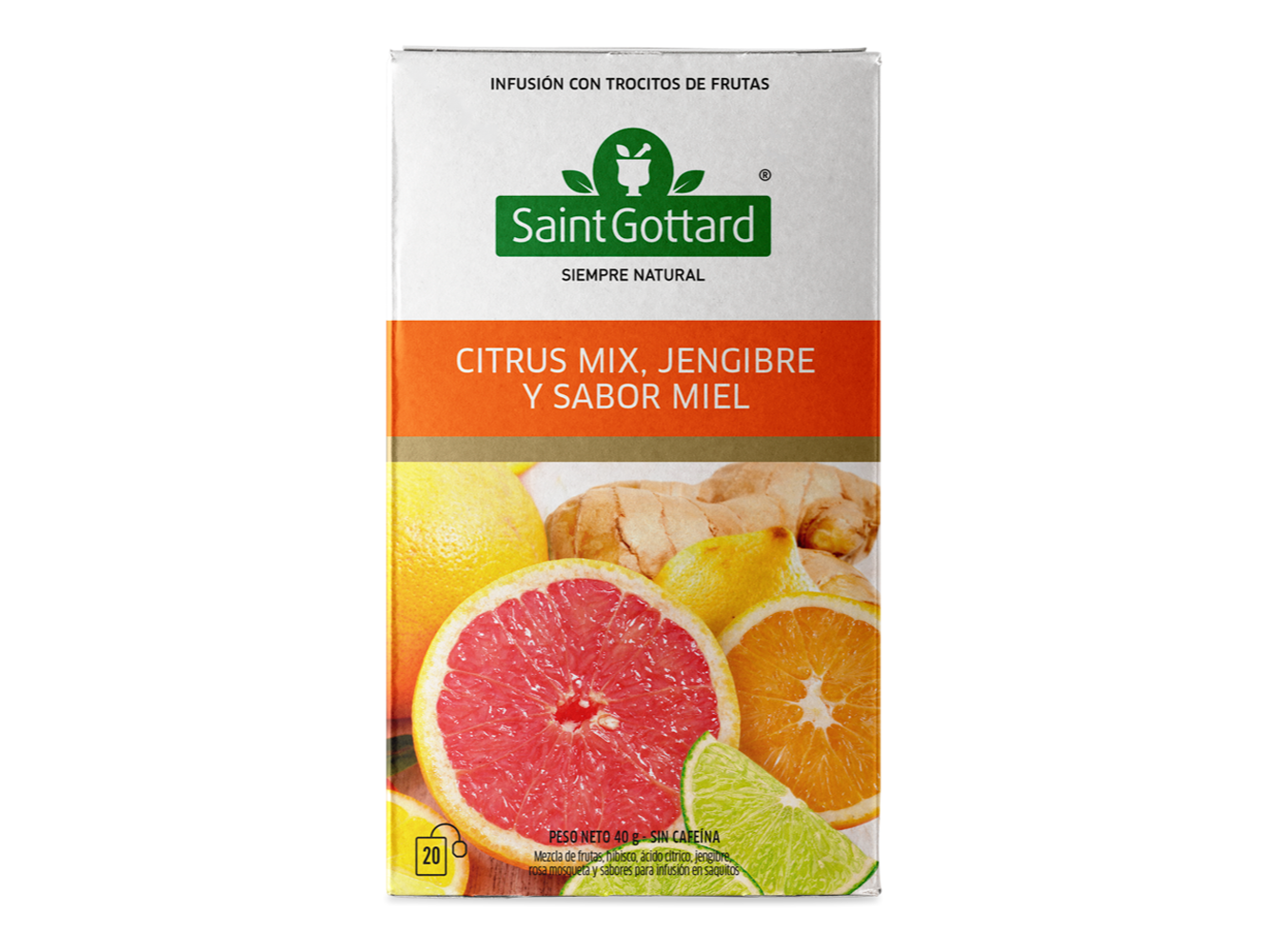 Citrus Mix, Jengibre y Sabor Miel SG x 20