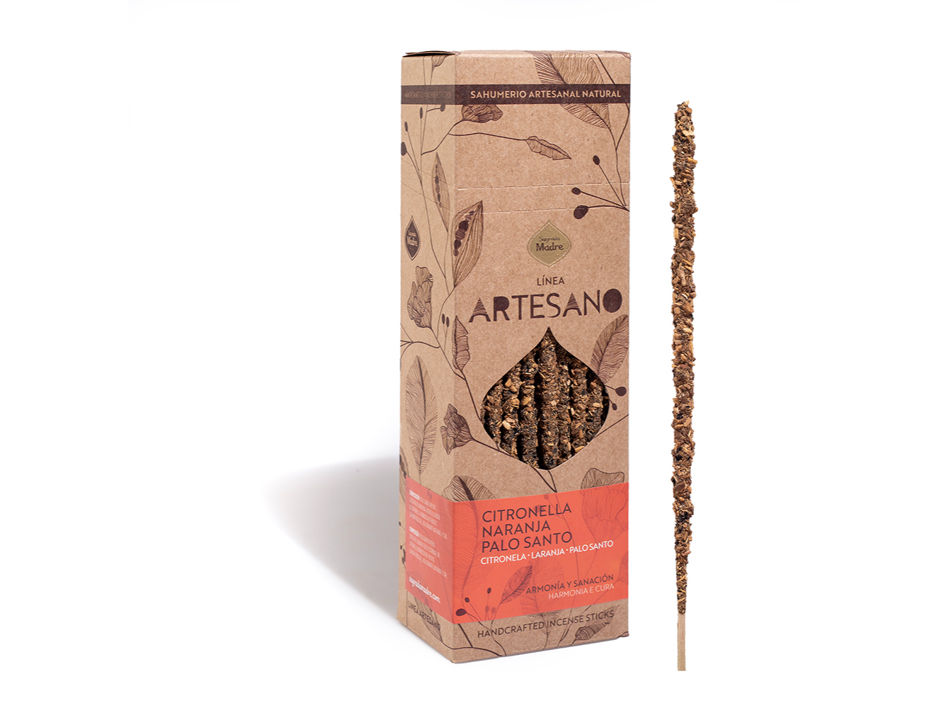 SAHUMERIO ARTESANO CITRONELLA - NARANJA - PS x 30