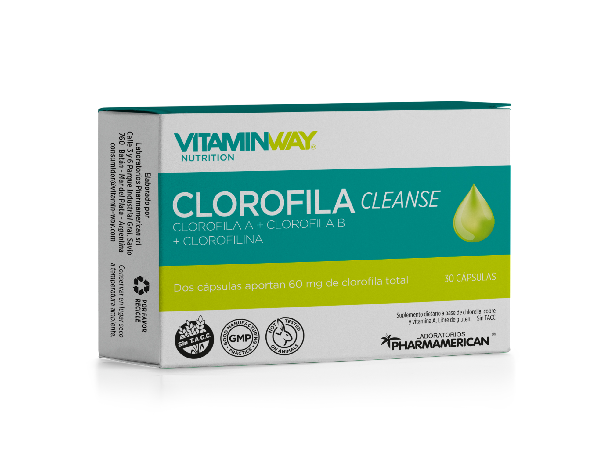 Clorofila Cleanse VW X 30 CAPSULAS