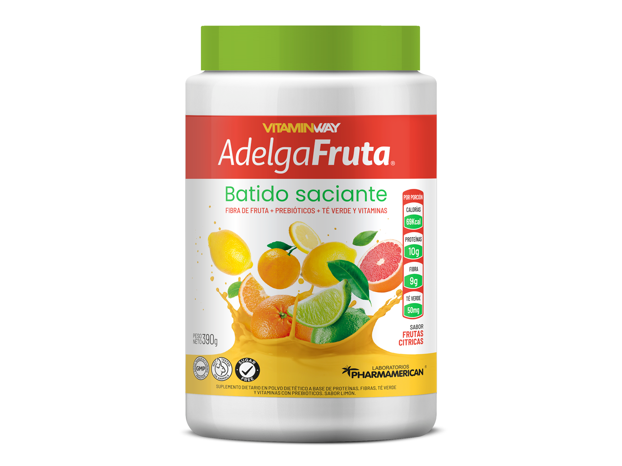 ADELGAFRUTA BATIDO SACIANTE SABOR CITRICO