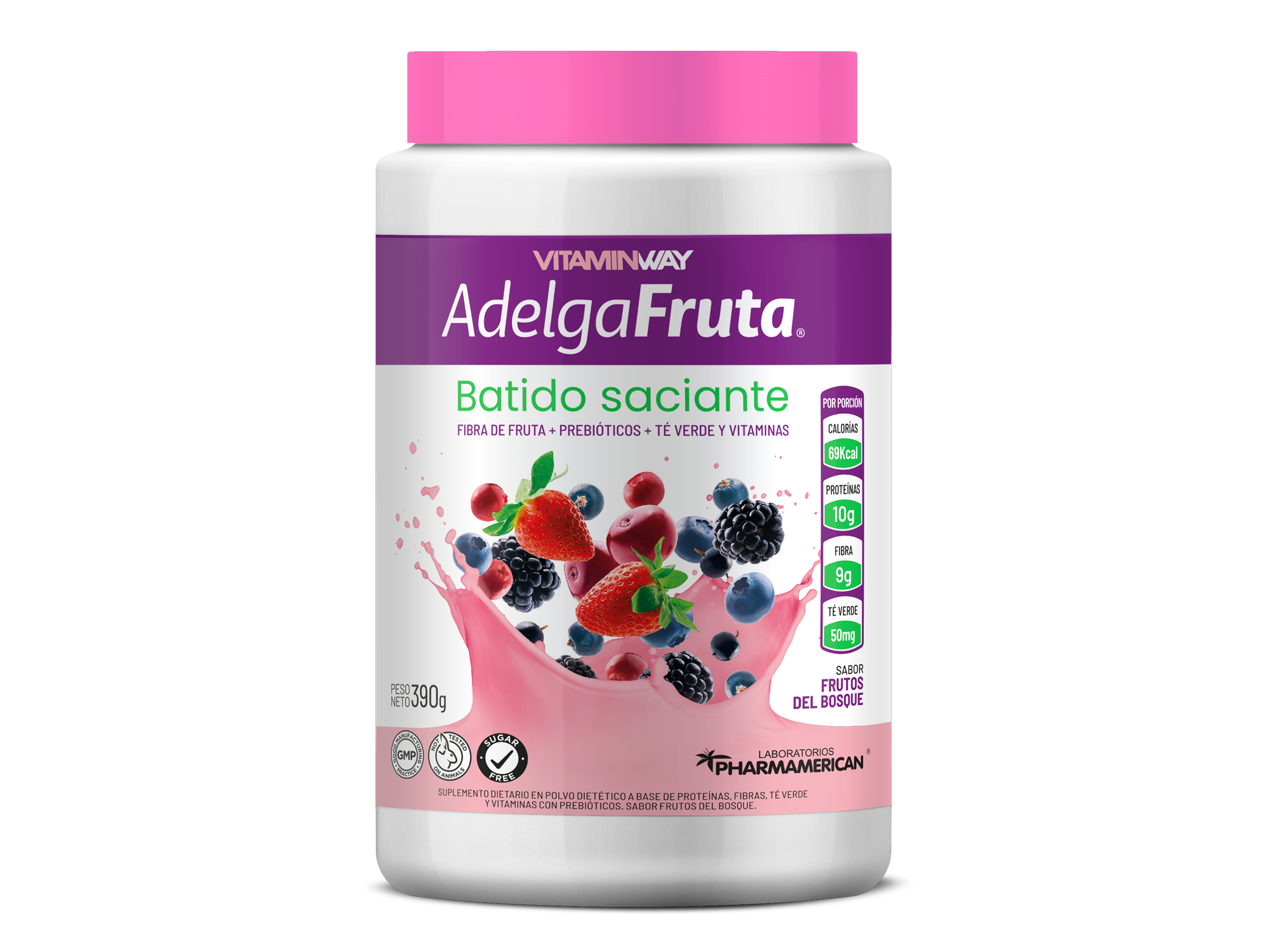 ADELGAFRUTA BATIDO SACIANTE SABOR FRUTAS CITRICAS