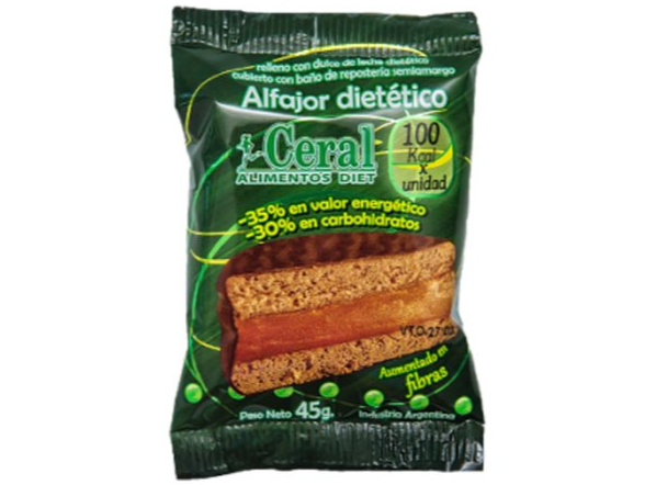 ALFAJOR CHOCOLATE CAJA X 16 ud "CEREAL"