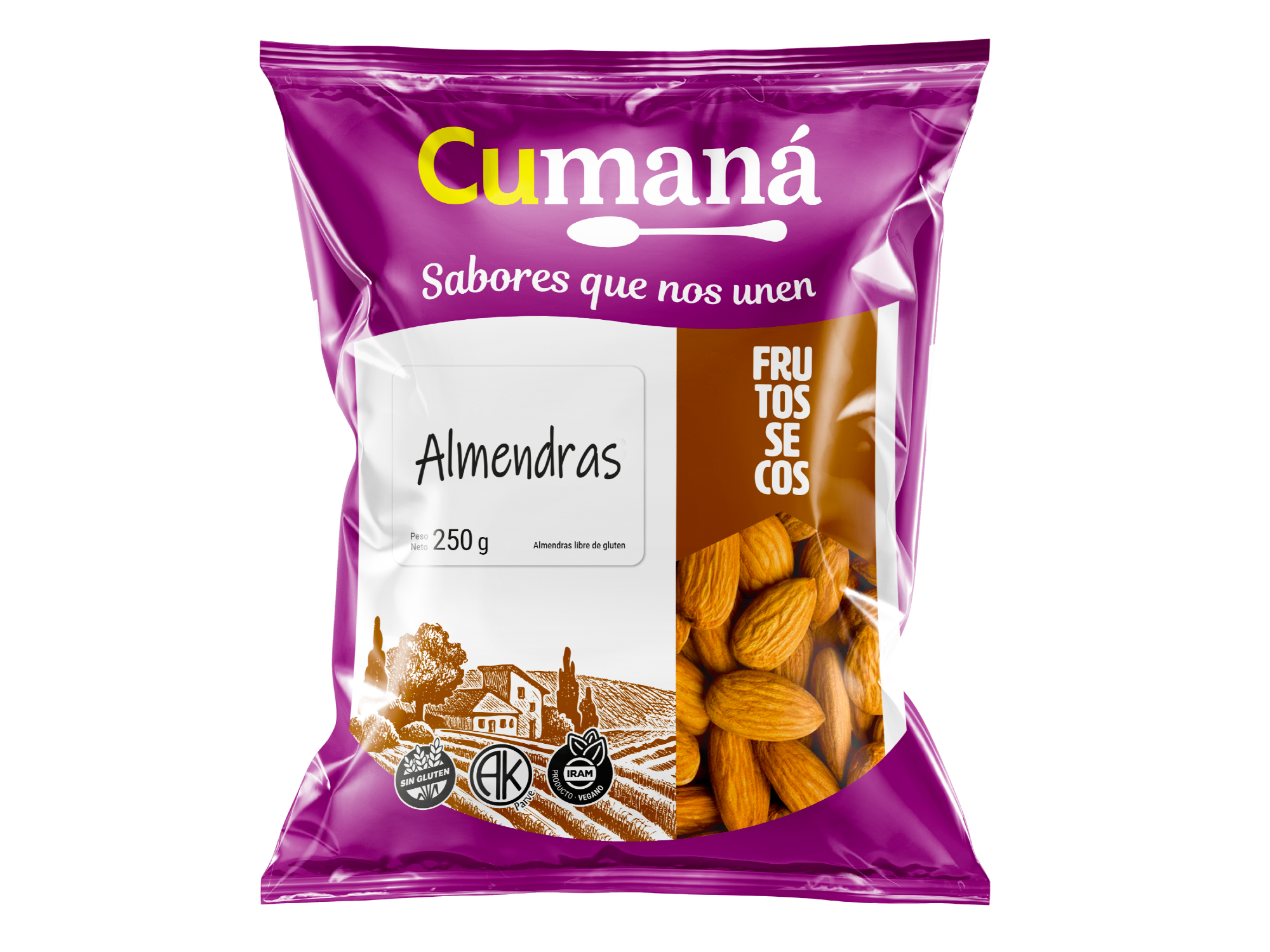 ALMENDRAS X 250 GRS CUMANA