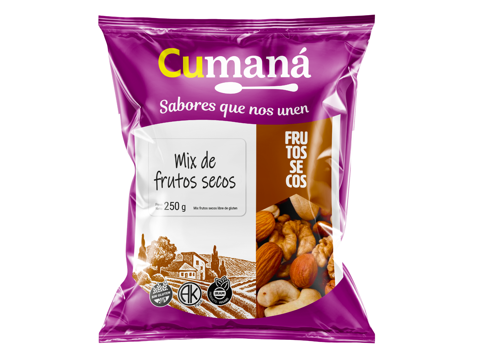 MIX FRUTOS SECOS X 250 GRS CUMANA