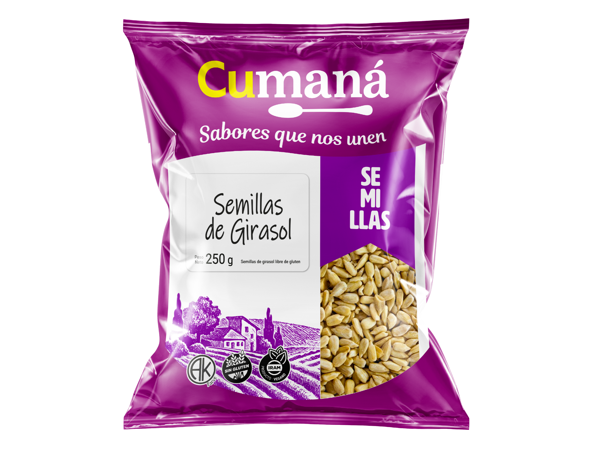 SEMILLAS DE GIRASOL X 250 GRS CUMANA