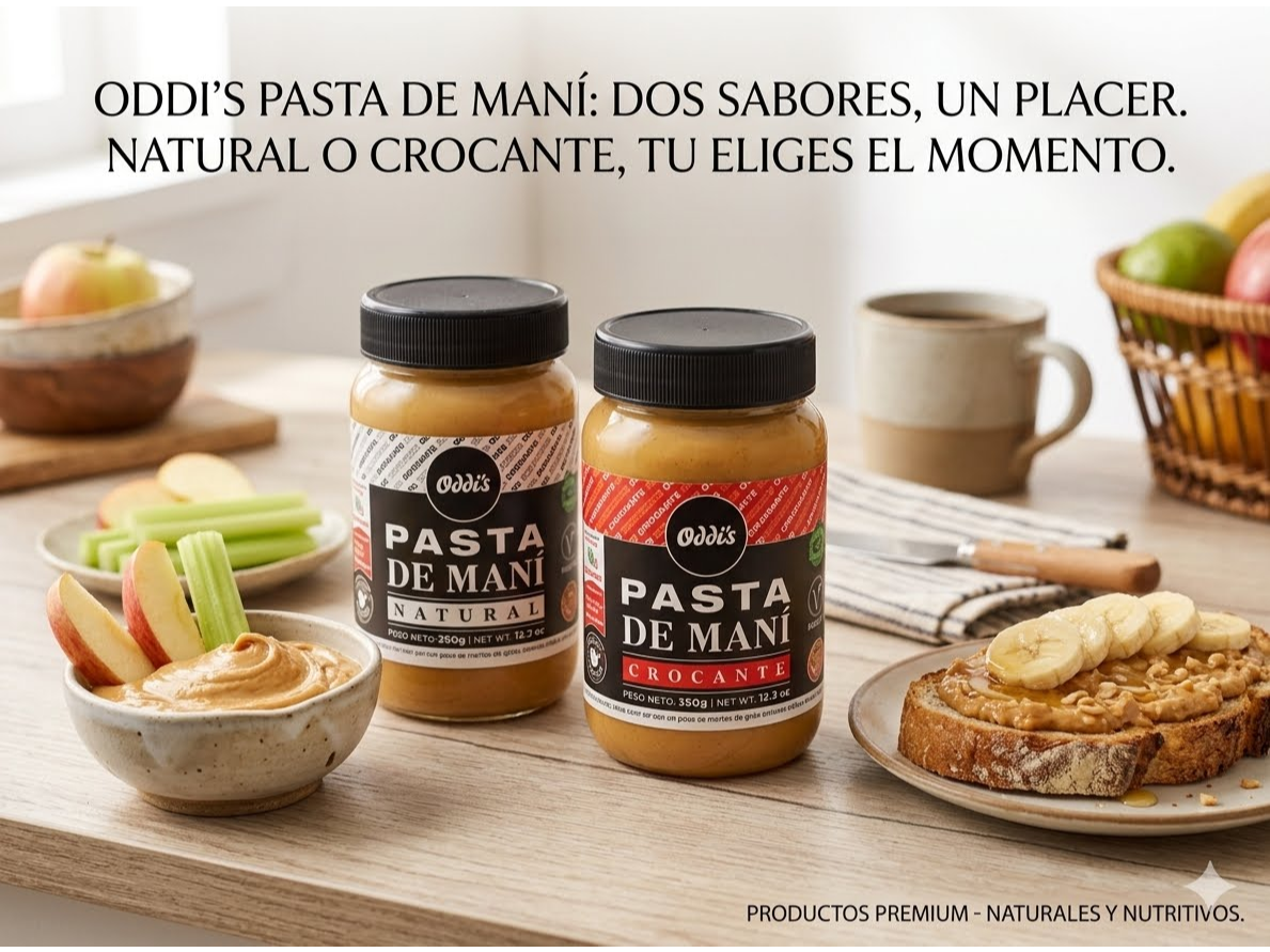 PROMO N° 2 PASTAS DE MANI "ODDIS"