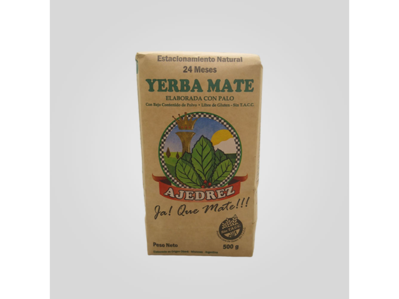 YERBA AJEDREZ BAJO CONTENIDO DE POLVO X 500 GRS x unid