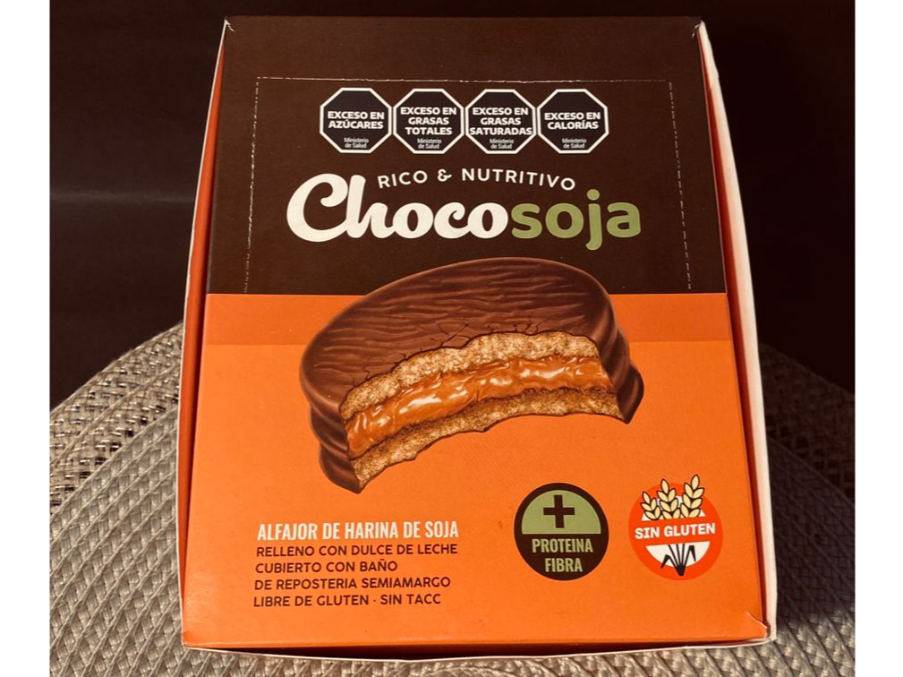 ALFAJOR CHOCO SOJA X12