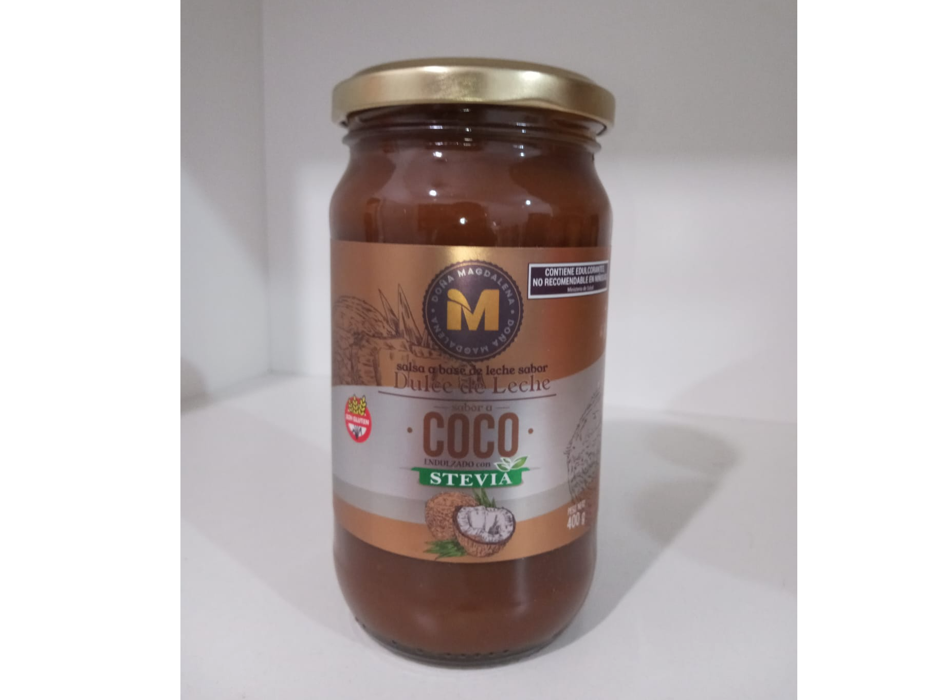 DULCE DE LECHE COCO C/STEVIA "DOÑA MAGNALENA" X 400GRS