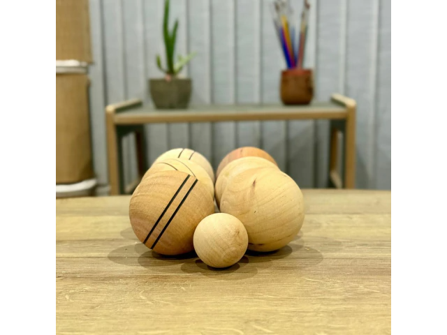 Juego Super Bochas de Madera 6.5 cm- PRESTAMO - VALOR SOLO EN CASO DE NO DEVOLUCION O ROTURA (Copia) (Copia) (Copia)