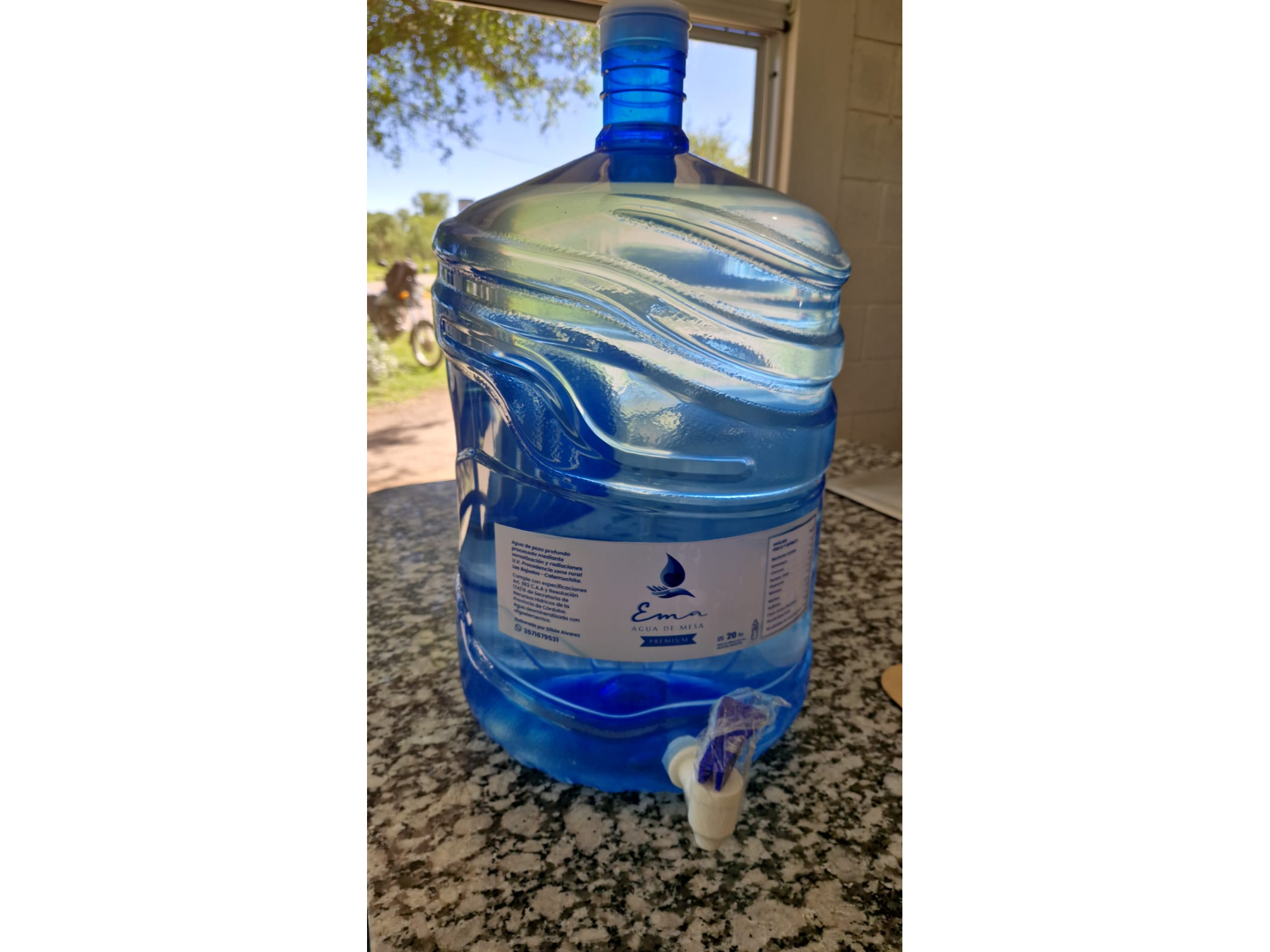 AGUA BIDON POR 20 LITROS EMA