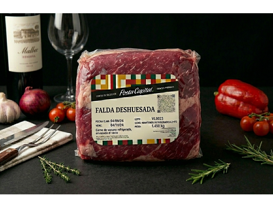 Falda Deshuesada