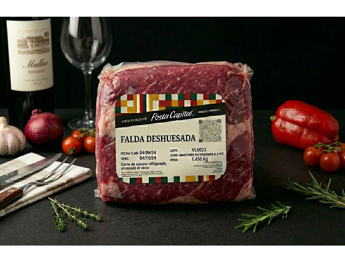 Falda Deshuesada
