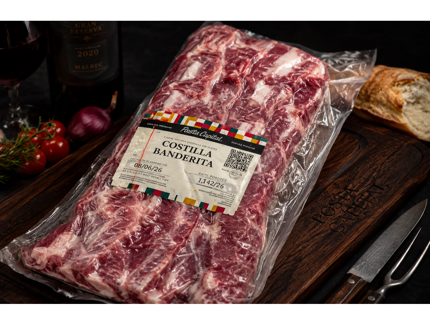 Costilla banderita