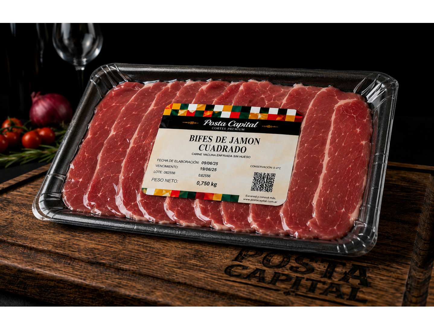 Bifes de Jamón Cuadrado