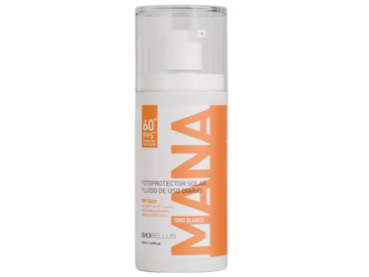 MANA Protector solar 60+ FPS Tono Blanco 50 ml