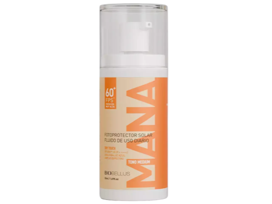 MANA Protector solar 60+ FPS Tono Medio 50 ml