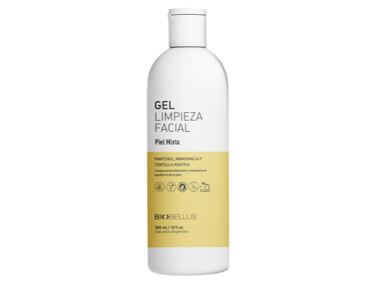 Gel de Limpieza mixta Pantenol, Manzanilla y Centella Asiática 300 ml