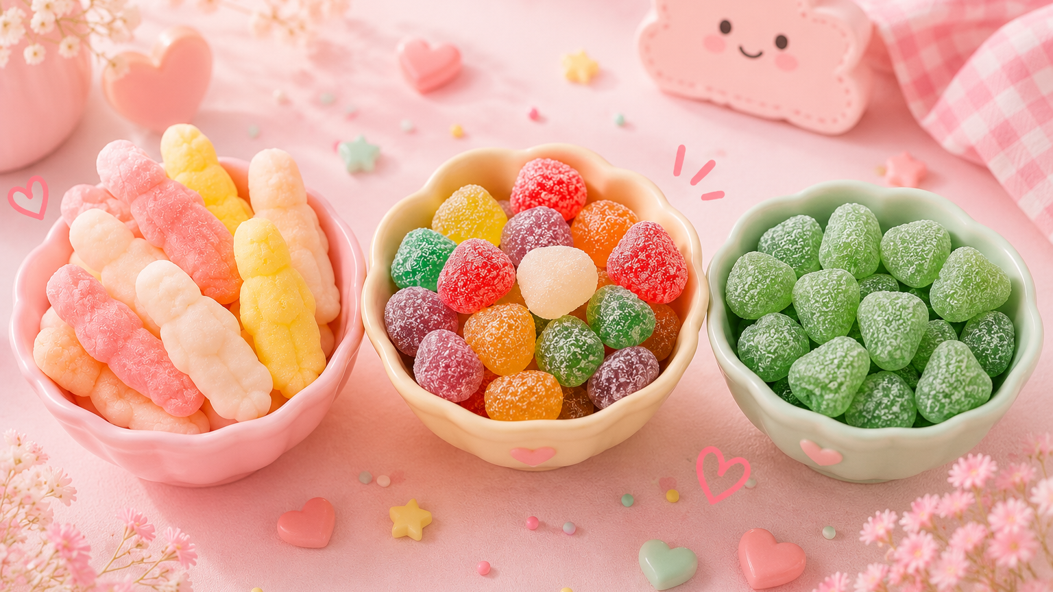 GUAGUITAS, GOMITAS EUCALIPTO Y GOMONES