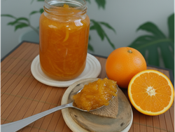 Mermelada de naranja con stevia x400gr ganofi