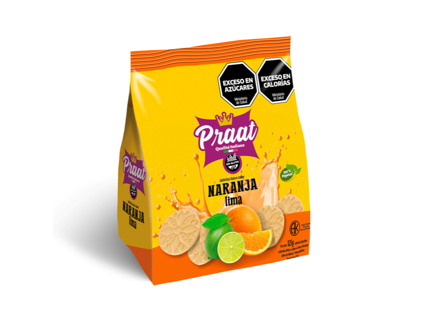 GALLETA DE NARANJA X125G PRAAT