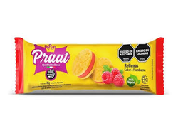 GALLETA RELLENA CON FRAMBUESA X85G PRAAT