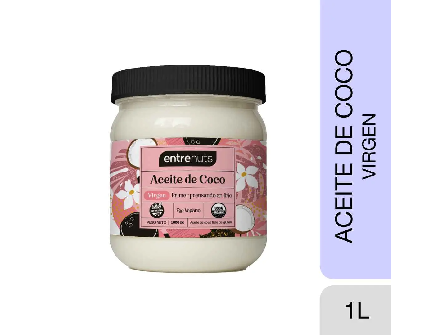 ACEITE DE COCO VIRGEN X 1LT ENTRENUTS