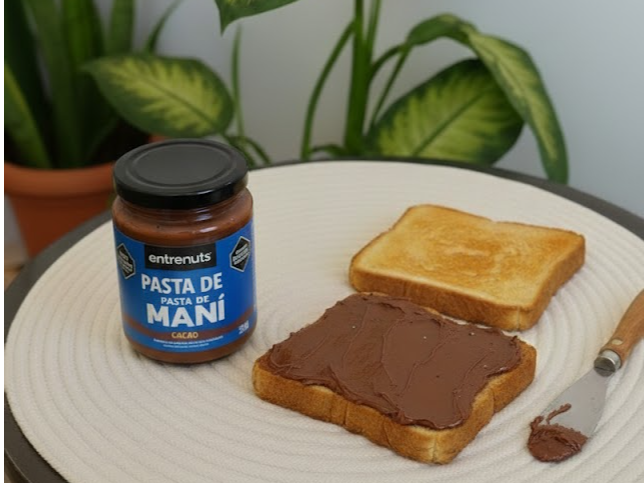 PASTA DE MANI CON CACAO X 370 GR ENTRENUTS